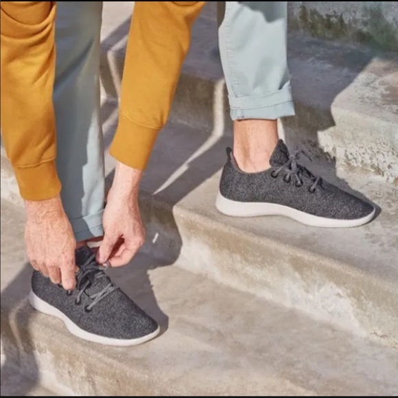 Allbirds Men's grey Wool Runners sneakers Size 10 - Picture 2 of 6